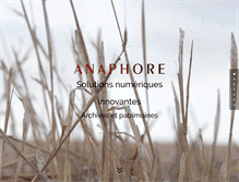 Tablet Screenshot of anaphore.org